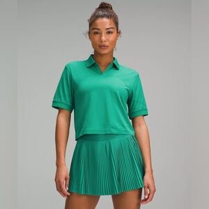 Swiftly Tech Short-Sleeve Polo Shirt Cascadia Green